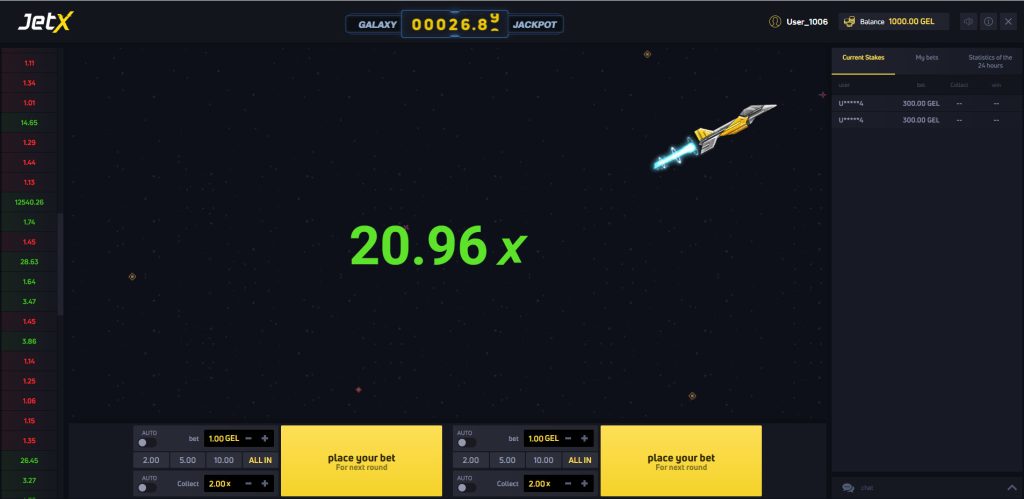 rocket gambling game preview