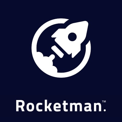 rocketman game logo